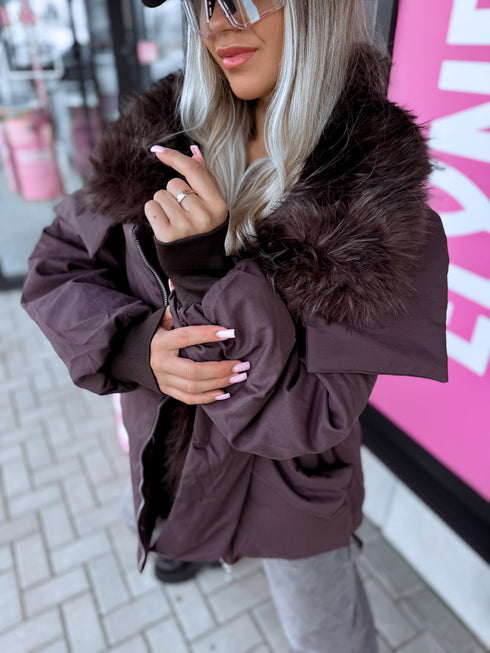 Pufīga virsjaka "ALPINE TR50233" - VIOLETA