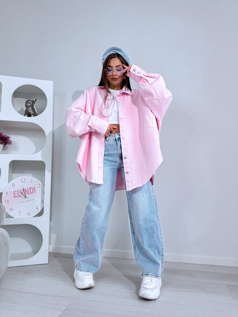 Džinsinis švarkas "DENIM STATEMENT H10026" - švelniai rožinė