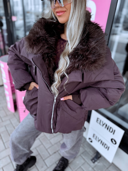 Pufīga virsjaka "ALPINE TR50233" - VIOLETA