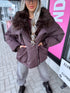 Pufīga virsjaka "ALPINE TR50233" - VIOLETA
