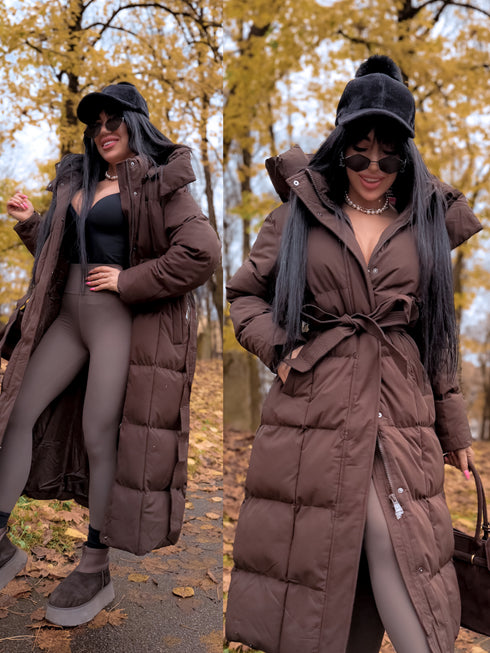 "ICEBERG" FC7617 long coat - CHOCO