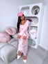 Dress with lace "HOLLYWOOD HYY571" - SOFT PINK