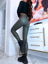 Imitation leather leggings "SEPTEMBER LEVEL UP" - HAKI