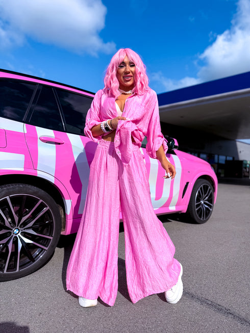 Komplekts "LAZY DAY G2421" - rozā