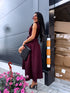 Kleita ar jostu "ROSSO WZ20473-1" – BORDO