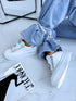 White sneakers "SILVER FOX" A88-196