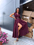 Kleita ar jostu "ROSSO WZ20473-1" – BORDO