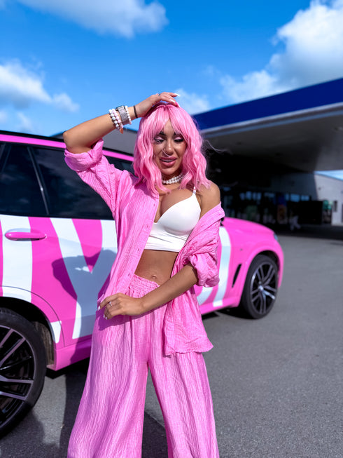 Komplekts "LAZY DAY G2421" - rozā