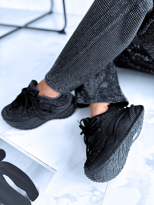 BLACK sneakers "LITTLE ONE" 8997