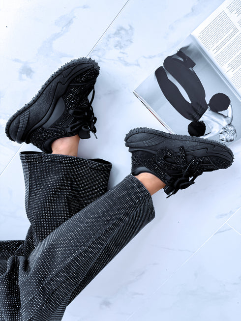 BLACK sneakers "LITTLE ONE" 8997