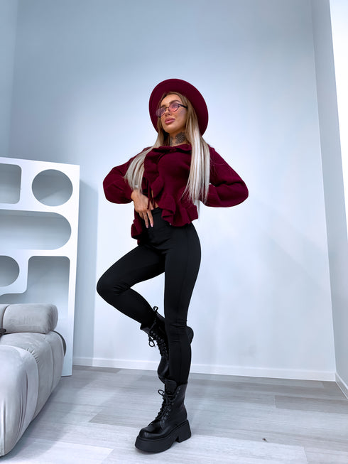 Thermal leggings "SYMBOL" LM17301 - BLACK