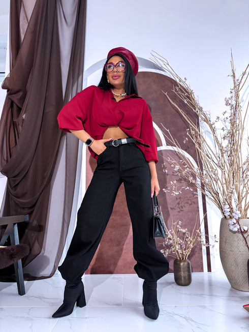 Джинсы "BLACK ICE DJ2497" - черные ПРЕДЗАКАЗ