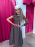 Kleita "DOT ELEGANCE" 1357 - CHOCO
