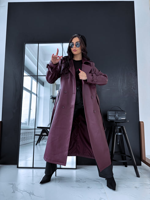 BORDO, ādas imitācijas trencis "POWER" FL08