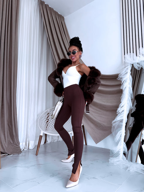 Choco, LUX legingi ar šķēlumiem LM1173