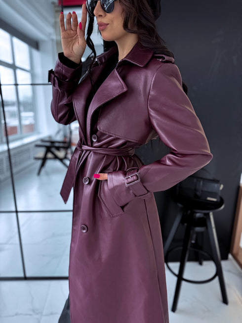 BORDO, ādas imitācijas trencis "POWER" FL08