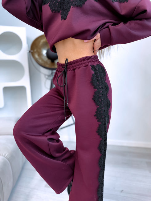 Set "Lace Fairytale 24992" - BORDEAUX