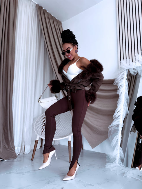 Choco, LUX legingi ar šķēlumiem LM1173