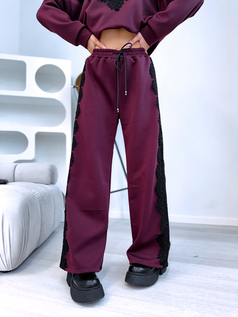 Komplektas "Lace Fairytale 24992" - BORDO