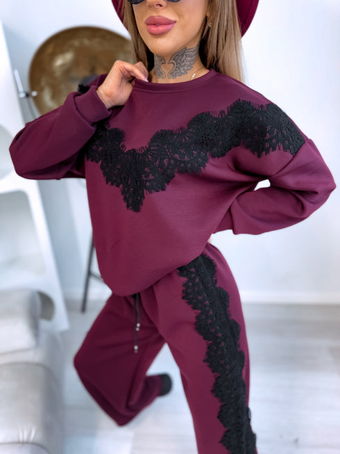 Set "Lace Fairytale 24992" - BORDEAUX