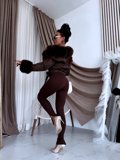 Choco, LUX legingi ar šķēlumiem LM1173