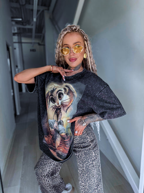 T-shirt "RABBIT MOOD 9118" - GRAPHITE GRAY