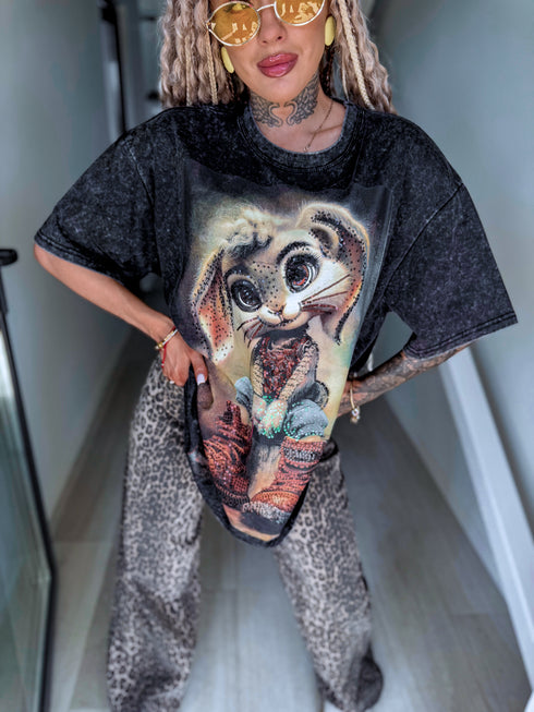 T-shirt "RABBIT MOOD 9118" - GRAPHITE GRAY