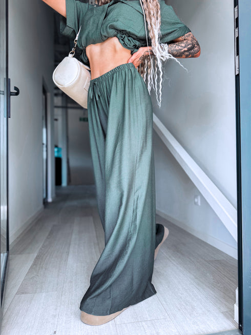 Set "NO APOLOGY" 0261 - DARK GREEN