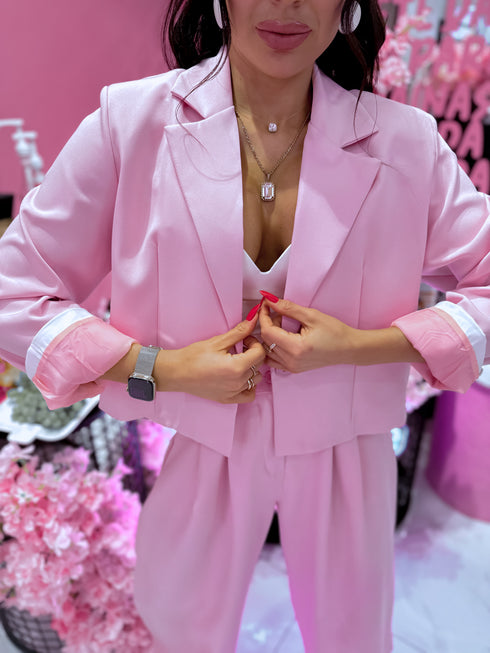 "MAJORY 74" komplekts - žakete + bikses - MAIGI ROZĀ