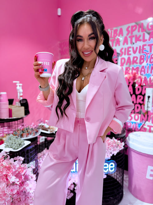 "MAJORY 74" komplekts - žakete + bikses - MAIGI ROZĀ