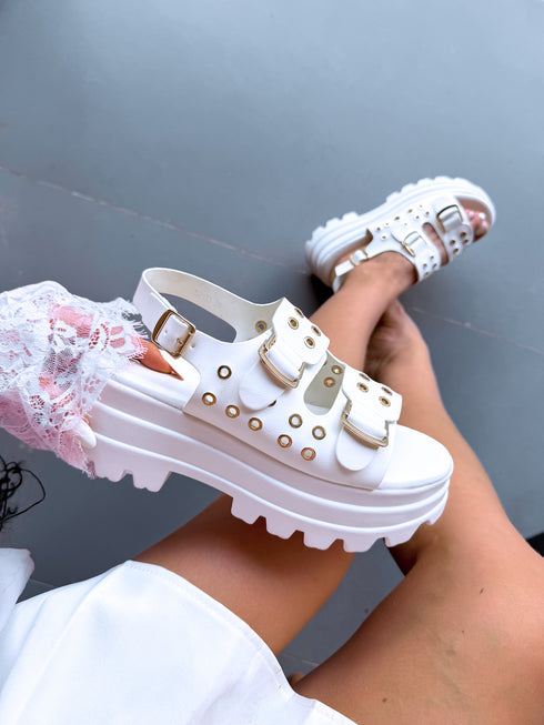 Moteriškos sandalai "Adrenaline 52133" - BALTOS