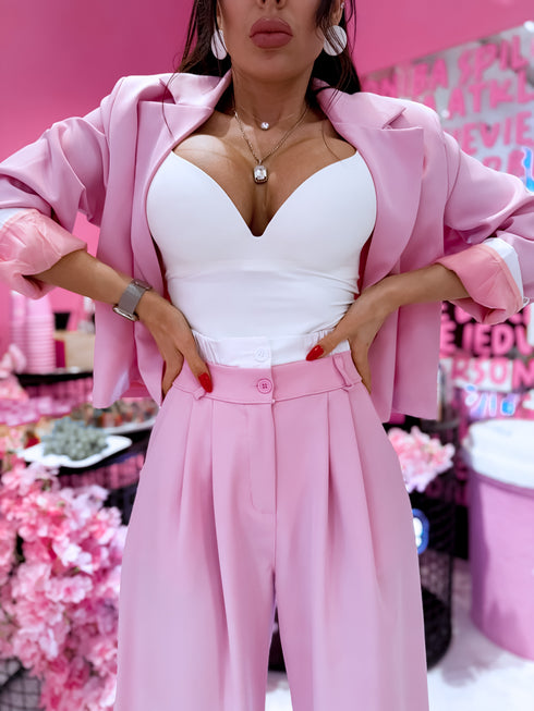 "MAJORY 74" komplekts - žakete + bikses - MAIGI ROZĀ