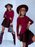 Tops "TWIST ME UP" HS9866 - BORDO