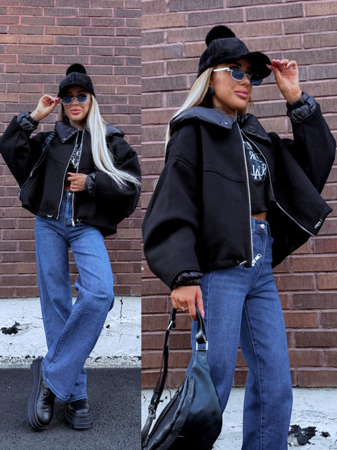 Куртка "ORDER 9085" - черная