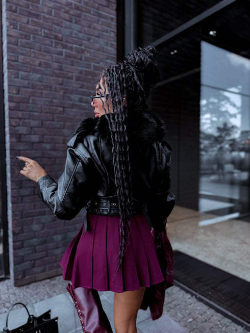 MELNA virsjaka ar melnu pūku "SAPPHIRE" CV2183