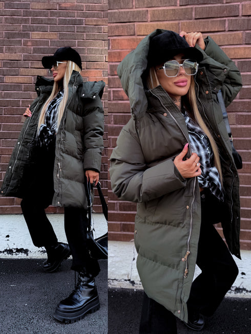 Удлинённая куртка "STRIKE GOLD" FC7619 - ХАКИ