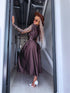 PUNKTOTA kleita "TOO MUCH" 1367 - CHOCO