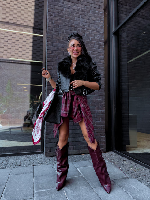 MELNA virsjaka ar melnu pūku "SAPPHIRE" CV2183