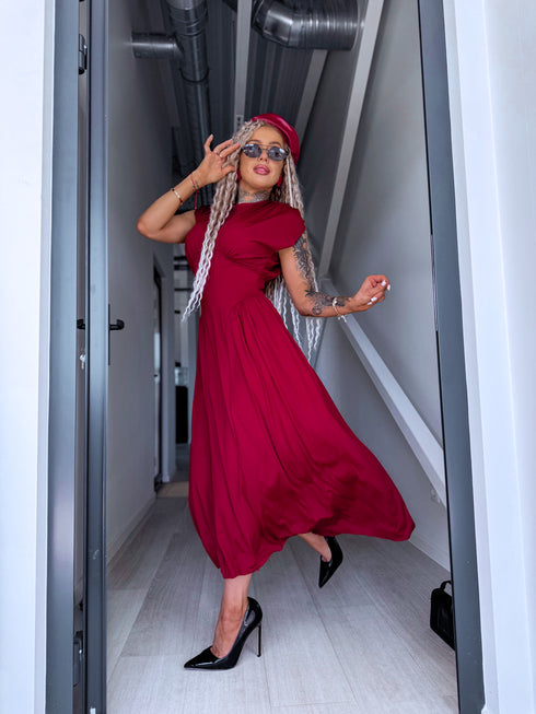 VIENTOŅA kleita "TOO MUCH" 1367 - BORDO