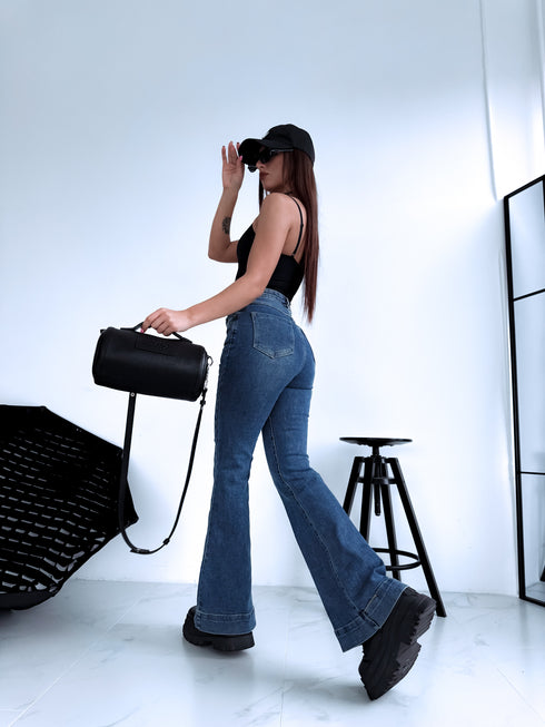 FLARED džinsa bikses "PURE BLUE" 8913