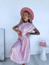 DOTTED dress "TOO MUCH" 1367 - SOFT PINK