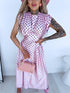 DOTTED dress "TOO MUCH" 1367 - SOFT PINK