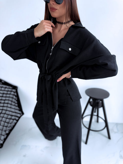 Komplekts "FLAGMAN MC4341" bikses + jaka - MELNS