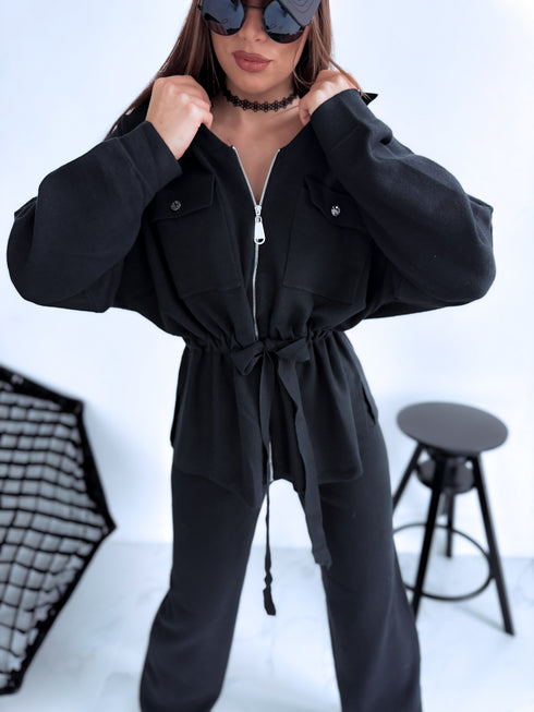 Komplekts "FLAGMAN MC4341" bikses + jaka - MELNS