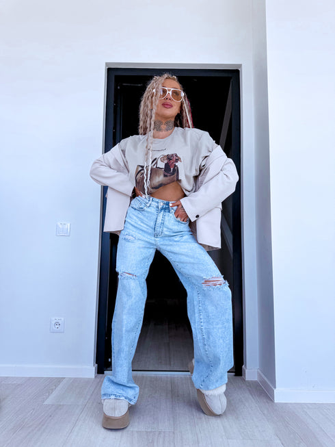 "HISTORY" jeans Y3370-1 - LIGHT BLUE