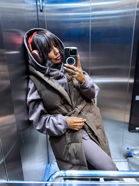 Garā veste "FALL" FC27 - CHOCO