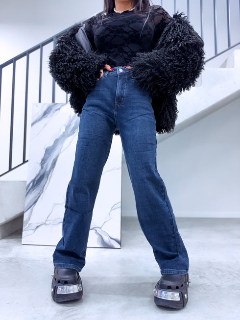 "SUMMIT HM5362-2" džinsa bikses ar siltinājumu - ZILAS