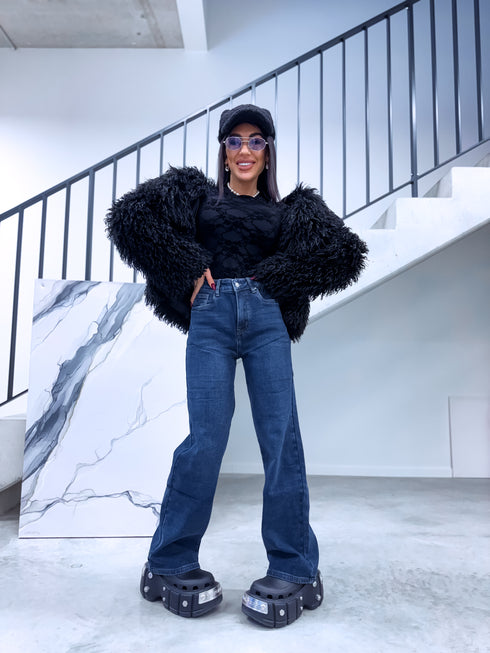 "SUMMIT HM5362-2" džinsa bikses ar siltinājumu - ZILAS