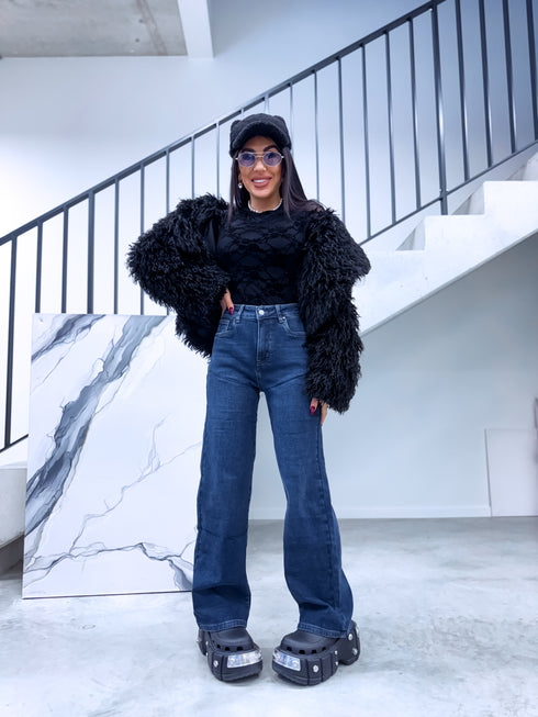 "SUMMIT HM5362-2" džinsa bikses ar siltinājumu - ZILAS