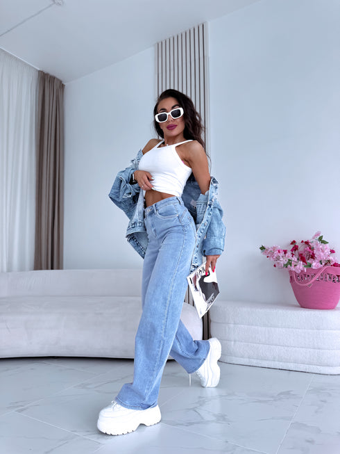 GAIŠI ZILAS džinsa bikses "SURFING" DJ2649 PRE-ORDER